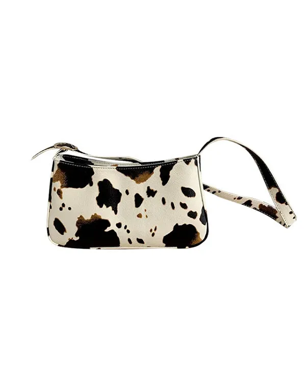 Cow Print Shoulder Bag