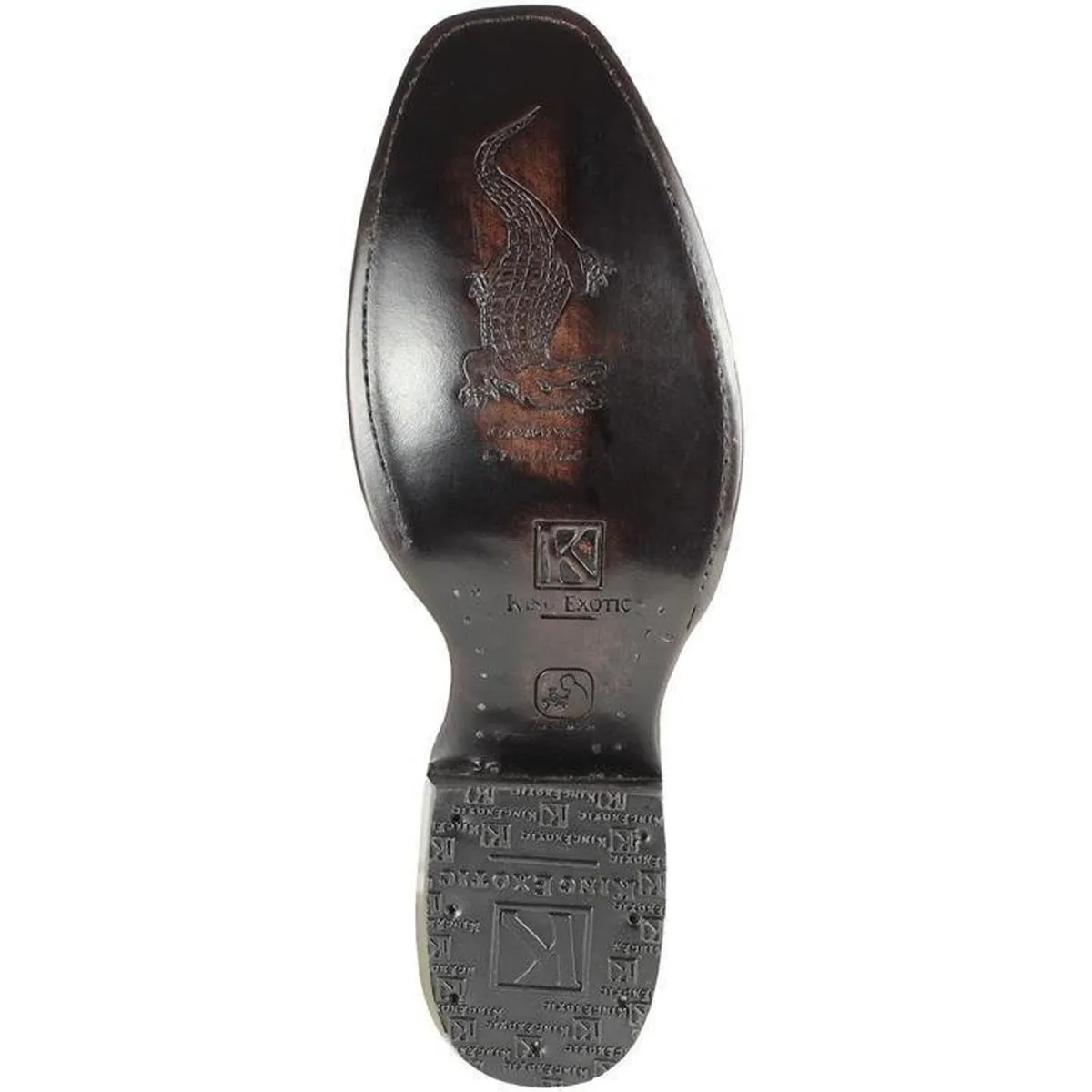 Botas de Cocodrilo Caiman Panza y Venado Cortas Horma Dubai KE-479BF8205