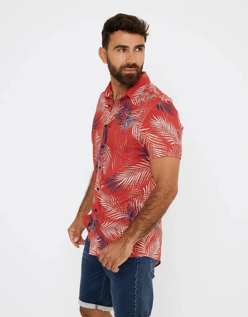 Camisa Manga Corta Tropical - Levin