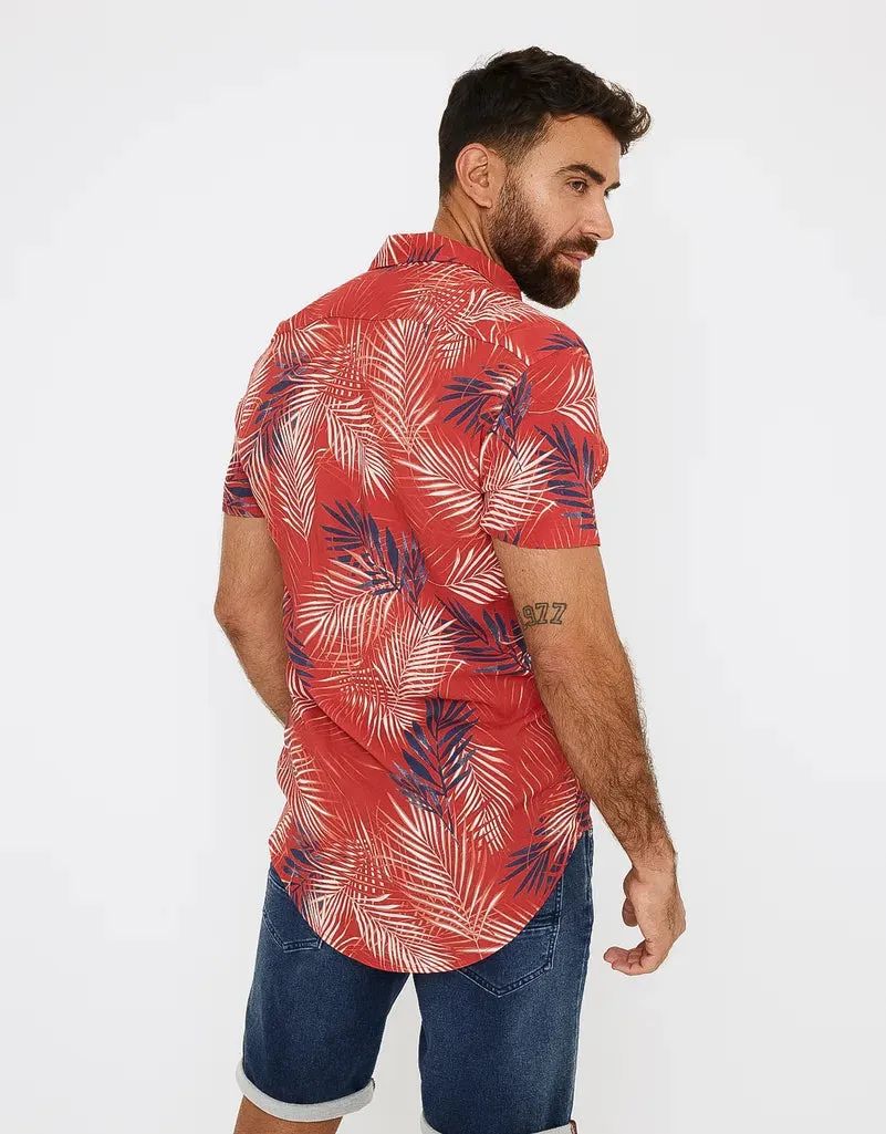 Camisa Manga Corta Tropical - Levin