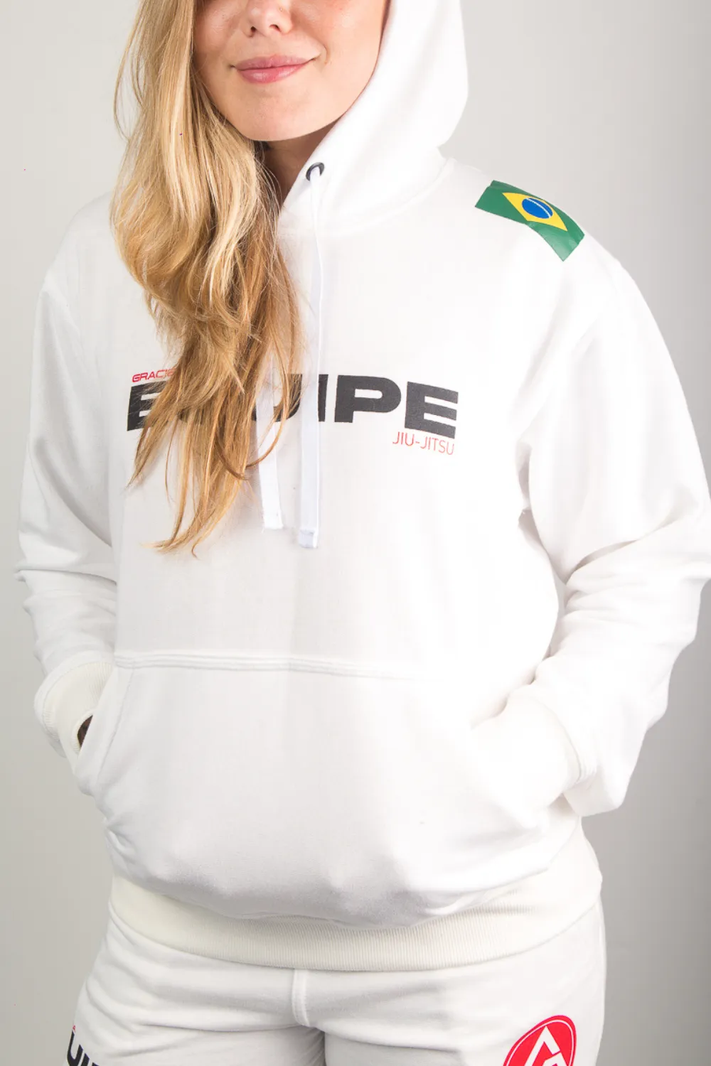 Casaco de moletom c/ capuz Equipe - Off White