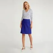 Cobalt Moons A-Line Skirt