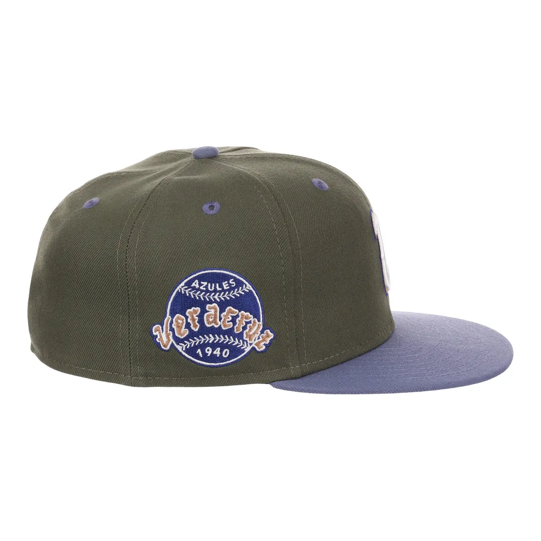 Ebbets Veracruz Azules NLB Mossy Slate Fitted Hat