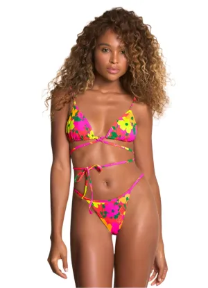 Maaji Crayonflower Coco Sliding Triangle Bikini Top