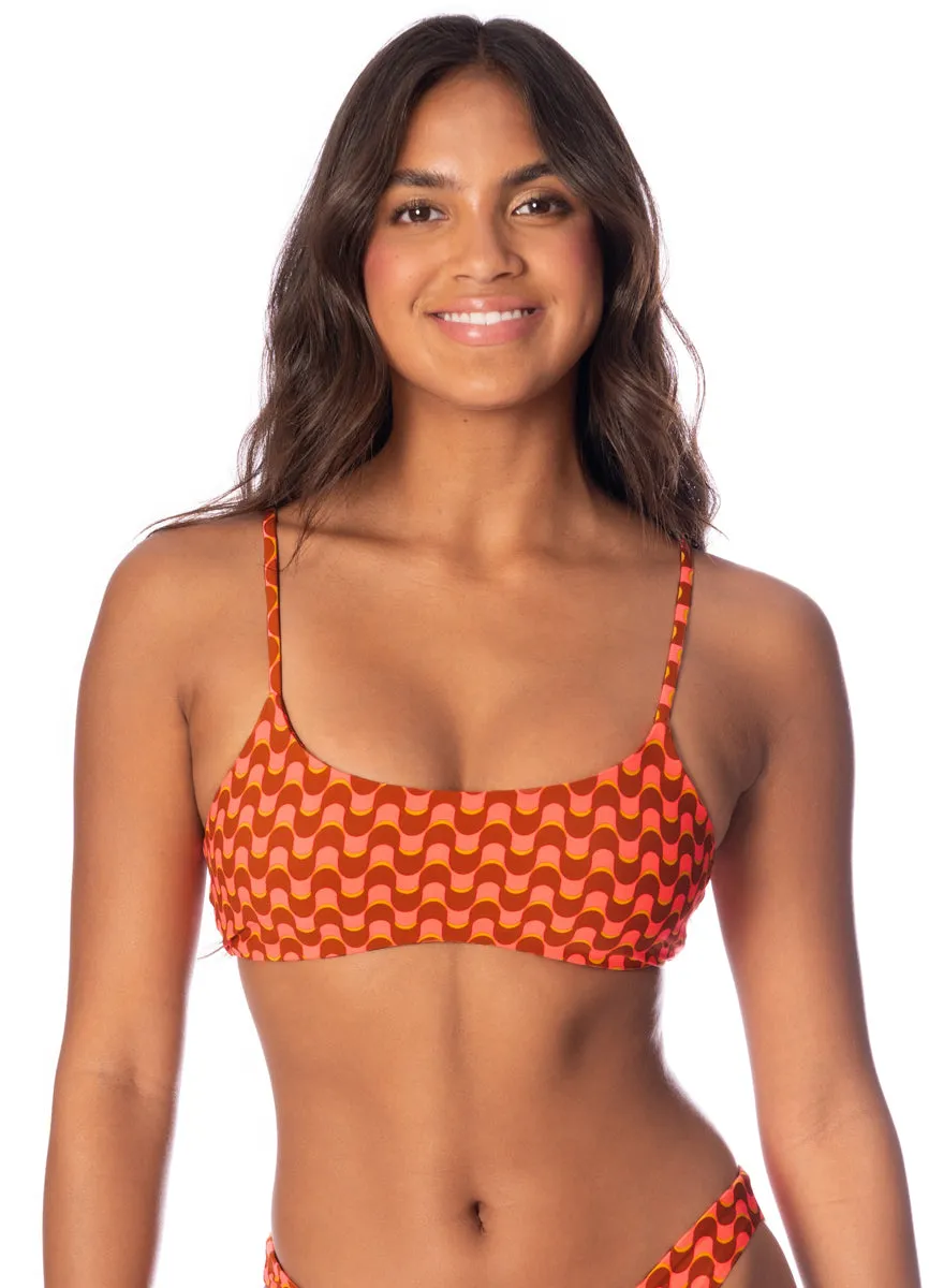 Maaji Geo Waves Micah Classic Bralette Bikini Top