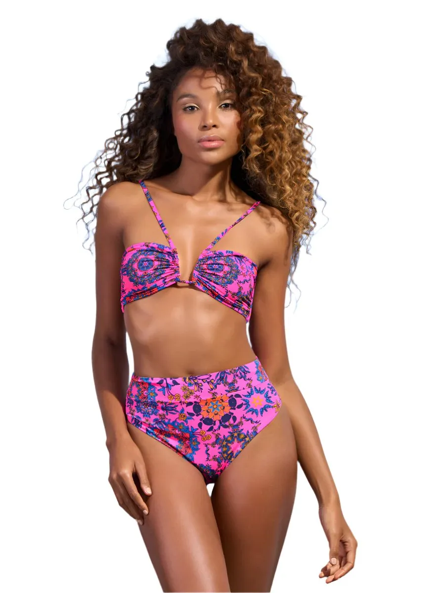 Maaji Kaleidoscope Ursule V Wire Bandeau Bikini Top