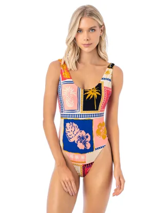 Maaji Paradise Postals Claire Classic One Piece