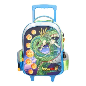 New Arrival Kee Pack Mochila Con Llantas Azul Con Verde Shenlong Dragon Ball