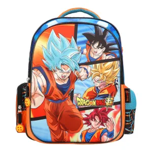 New Arrival Kee Pack Mochila Naranja Con Azul Goku Fases Dragon Ball