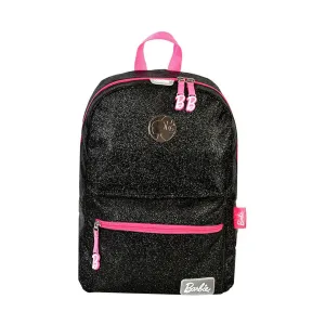 New Arrival Kee Pack Mochila Negra Con Rosa Glitter Barbie