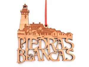 Piedras Blancas Light Station Text Ornament ALT