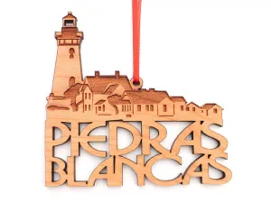 Piedras Blancas Light Station Text Ornament