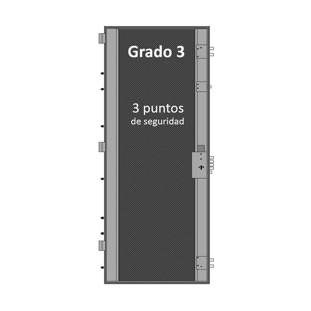 Puerta Acorazada Cearco Grado 3 Omega Industrial 8 3 puntos