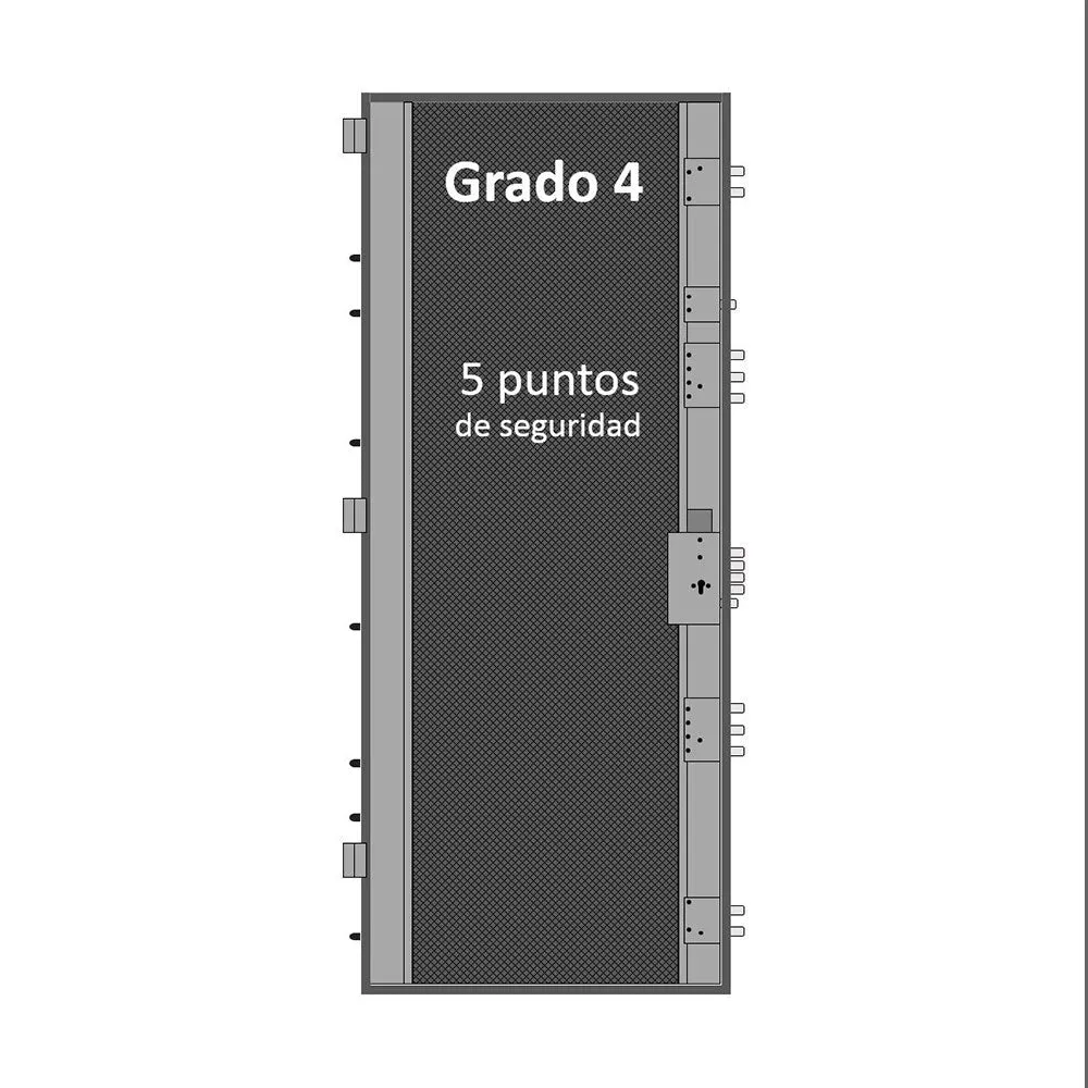 Puerta Acorazada Cearco Grado 4 Omega Industrial 2 5 puntos