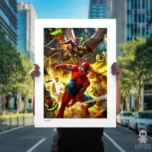 Sideshow Art Print Spider-Man Vs Green Goblin Derrick Chew