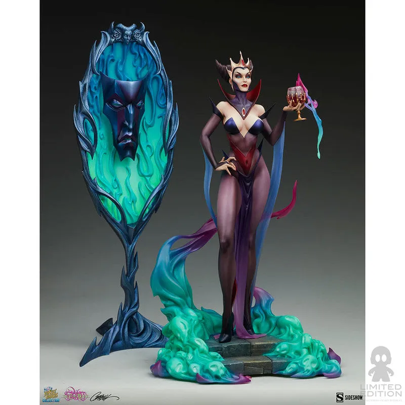 Sideshow Estatua Evil Queen Deluxe Blanca Nieves