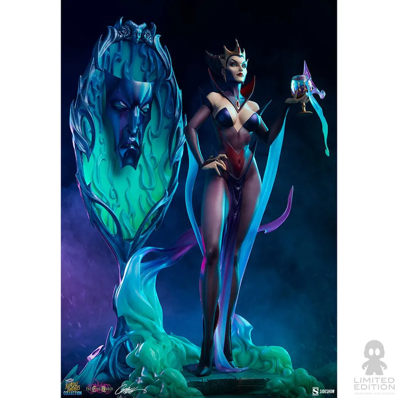 Sideshow Estatua Evil Queen Deluxe Blanca Nieves