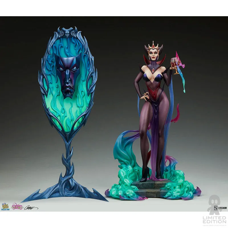 Sideshow Estatua Evil Queen Deluxe Blanca Nieves