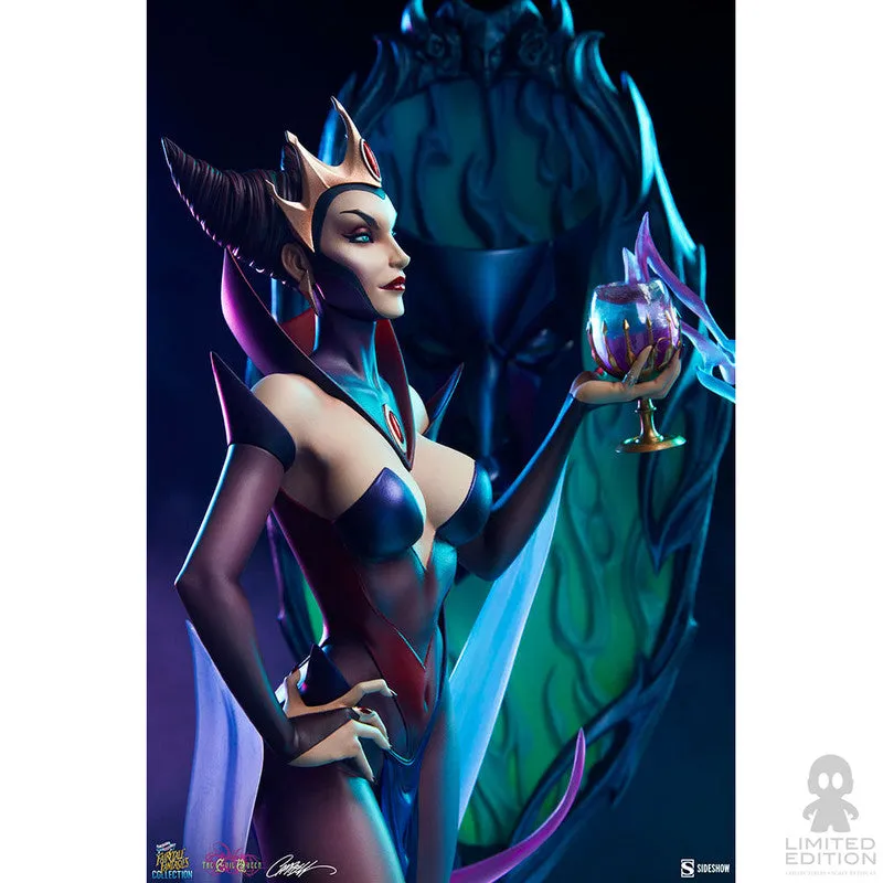 Sideshow Estatua Evil Queen Deluxe Blanca Nieves